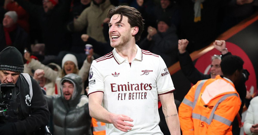Declan Rice, Gelandang Terbaik Dunia Versi Arteta