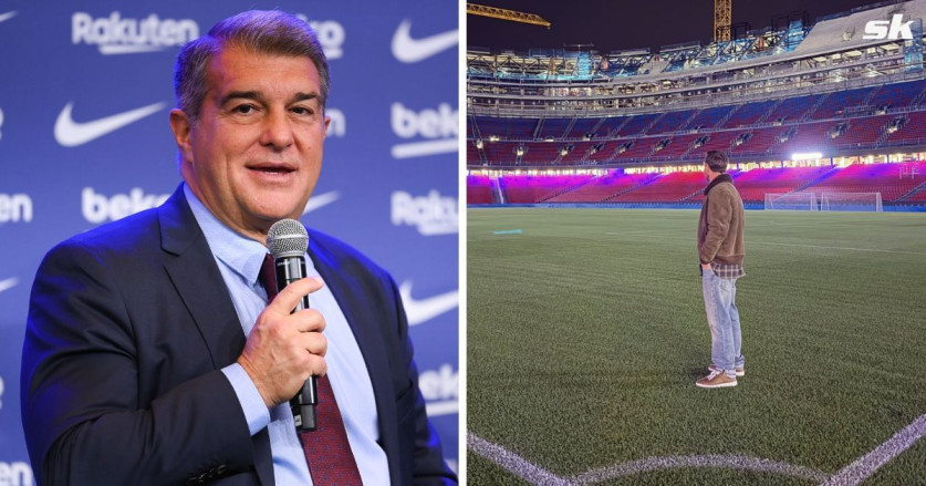 Kunjungan Mengejutkan Lionel Messi ke Camp Nou dan Rencana Joan Laporta untuk Pembukaan Stadion
