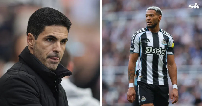 Joelinton Terlibat Insiden dengan Pelatih Arsenal di St. James Park