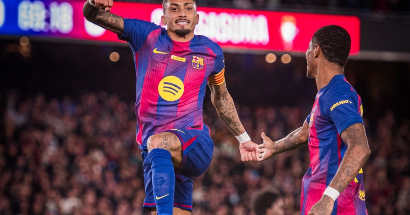 Raphinha Bawa Barcelona Menang 2-0 atas Osasuna di LaLiga