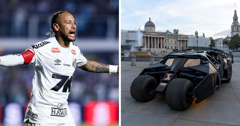 Neymar Membeli Batmobile Legendaris dengan Harga Fantastis