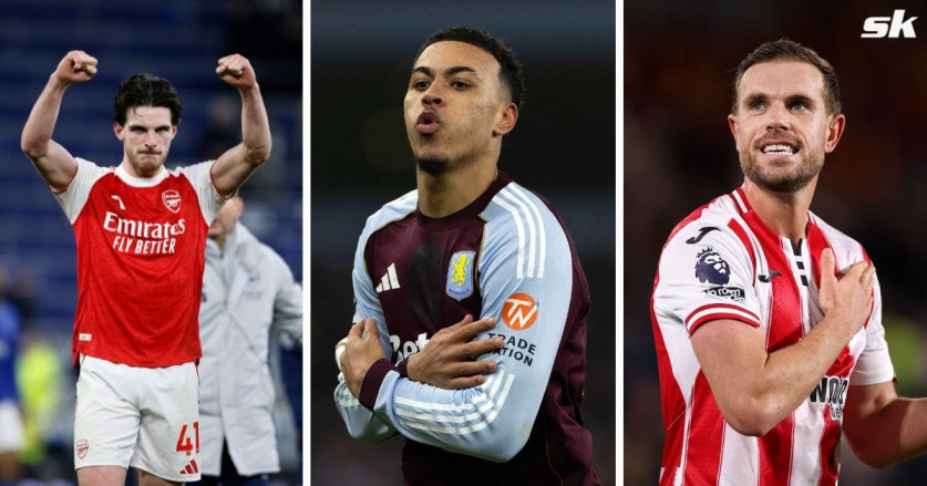 Reaksi Declan Rice dan Jordan Henderson Setelah Penampilan Gemilang Morgan Rogers Bantu Aston Villa Kalahkan Manchester United