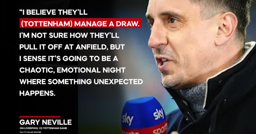 Gary Neville Mengungkapkan Alasan Emosionalnya Setelah Gol Mbuemo Melawan Man City